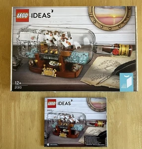 LEGO IDEAS Ship in a Bottle Set 92177 Complete W/Box Manual Nautical Sea Ocean - Bild 1 von 2