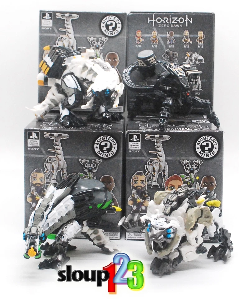 Funko Mystery Minis - Zero Dawn - Corrupto, Fellowback, Thunderjaw & Sawtooth Foto 1 de 2