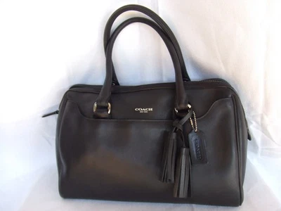 COACH Legacy Candace Carryall Purse Black Leather Silver Hardware A1378-24622 - Image 1 of 4