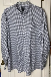 Neu mit Etikett Jos A Bank kariertes geknöpftes Herrenhemd Größe 4XLT Big & Tall neu - Bild 1 von 9