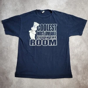 Y2k Size XL Pillsbury Doughboy T-Shirt 2009 Coolest Loveable Guy Funny Meme Cute - Picture 1 of 8