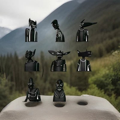 FUTURA LABORATORIES 2000 3XVERSE 3 英寸收藏品雕像 1 BX ..检查拍卖。 — 第 1/4 张图片