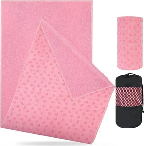 Yoga Handtuch Mikrofaser Rutschfest 183x63cm - Bild 1 von 9