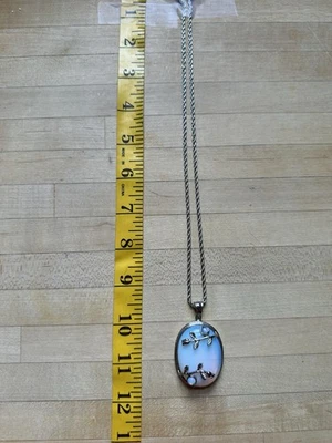 Красивое ожерелье с лунным камнем - Изображение 1 из 4