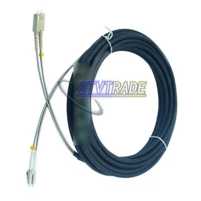 Outdoor Field Fiber Patch Cord 40M LC to SC LC-SC MM Multi-Mode Duplex Cable - Image 1 of 4