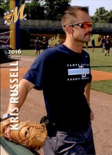 2016 Montgomery Biscuits Grandstand #26 Kris Russell University of South Florida