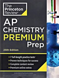 Single Copy Princeton Review 25th Ed AP Chemistry: Paperback - Brand New - Picture 1 of 1