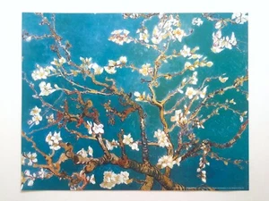 VINCENT VAN GOGH POSTIMPRESSIONIST OFFSET LITHOGRAPH PRINT "ALMOND BLOSSOM" 1890 - Picture 1 of 9