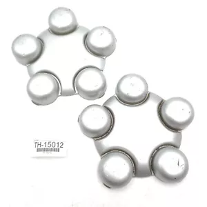 Dodge Chrysler Wheel Hub Center Caps Silver 4582716 Genuine OEM (Pack of 2) - Picture 1 of 8
