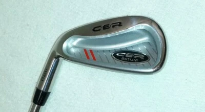 //NEW C.E.R. 851UM #6 Iron - Left Hand - Men's - Steel Shaft - Stiff Flex - #764 - Image 1 of 4