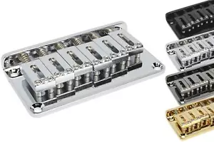 GOTOH GTC102 String Through Fixed Bridge w/ Steel Saddles - Picture 1 of 8
