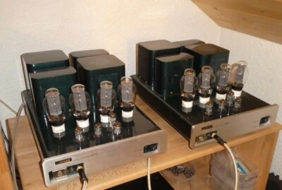 Spark / Cayin 850 gebrauchtes Paar Mono-Röhrenendstufen 300B PPP Class A - Bild 1 von 4