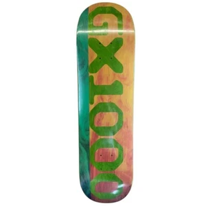 Gx1000 Split Stain Teal Yellow 8.5 Skateboard Deck - Picture 1 of 2
