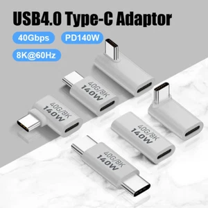 PD140W USB C Female to Male Adapter PD 3.1 Thunderbolt 3 40 Gbps Data Transfer - Picture 1 of 12