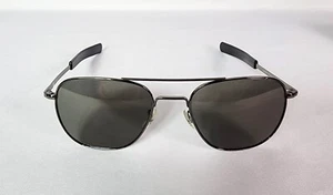 Authentic American Optical (AO) Aviator Pilot Sunglasses w/ SkyMaster Glass Grey - Picture 1 of 16