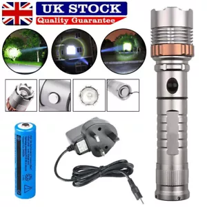 LED light direct charging flashlight 5 modes zoomable flashlight adventure light - Picture 1 of 13