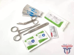 Grundlegendes chirurgisches Nahtset, Erste-Hilfe-Set, Notfall-Kit, Trauma-Überlebenspaket - Bild 1 von 3