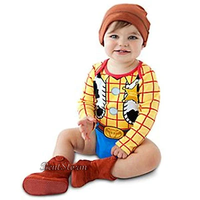 Toy Story ковбой деревянный костюм боди и шляпа для ребенка Disney Store 2 лет новый с Ярлыками - Изображение 1 из 2