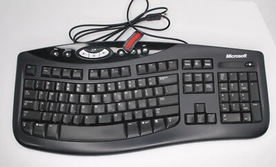 Microsoft Keyboard Comfort Curve KU-0459 Wired USB, Works Great! - Image 1 of 3