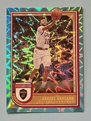 2022-23 Panini NBA Hoops Darius Garland Teal Explosion #66 Cleveland - Image 1 of 2