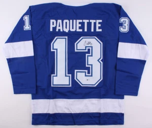 Cedric Paquette Signed Lightning Jersey (Beckett COA) Tampa Bay Center - Picture 1 of 5