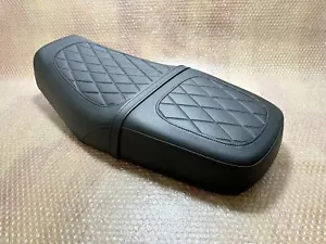 Honda CB400 A 1978-1979 Seat TI TII Hawk I II Classic Metal Pan Black Motorcycle - Foto 1 di 12