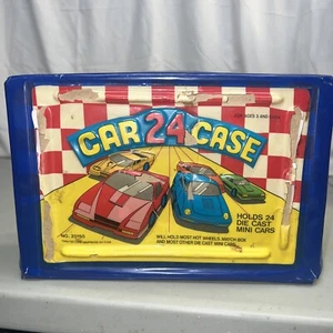 Vintage Car 24 Case Tara Toy Corp. Holds Hot Wheels/Matchbox/Lesney - Picture 1 of 9