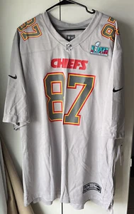 Nike KC Chiefs Super Bowl LVII Jersey #87 Travis Kelce NWT MSRP $150 Size 3XL - Picture 1 of 7