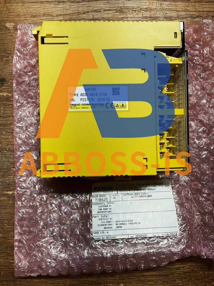 1x A03B-0819-C154 I/O module A03B-0819-C154 brand new via FedEx or DHL - Image 1 of 1