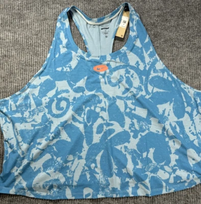 Camisa Nike Para Mujer 3XL Azul Top Dri-Fit Calce Ajustado Camuflaje Tanque Entrenamiento Entrenamiento Gimnasio Foto 1 de 4