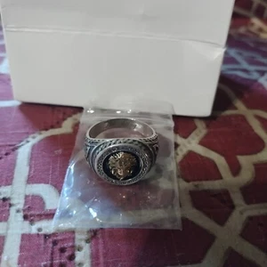 Lonago Lion Ring Jewelry Size 12 Silver S925 with Box - Picture 1 of 5