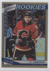 2013-14 O-Pee-Chee Marquee Rookies Rainbow Foil Ben Hanowski #596 Rookie RC