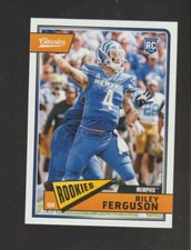 2018 Panini Classics #212 Riley Ferguson rookie card, Memphis Tigers legend