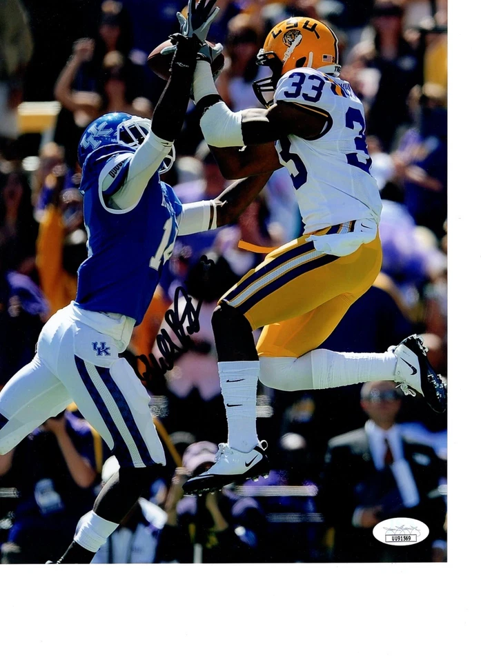 ODELL BECKHAM JR. LSU TIGERS SIGNED 8X10 PHOTO W/JSA #4 - Image 1 of 1