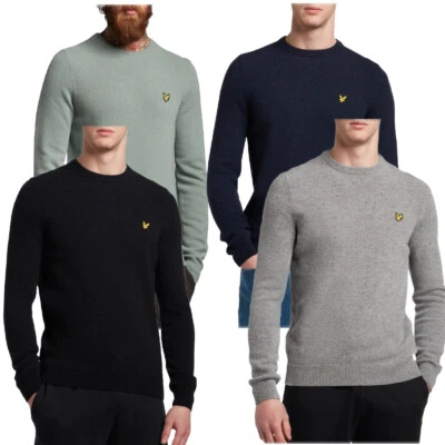 Suéter Lyle & Scott Para Hombre Manga Larga Cuello Redondo Corte Tubular Sudadera Foto 1 de 4