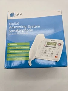 AT&T Digital Answering System 1856 Speakerphone Caller ID Answering Machine - Zdjęcie 1 z 9
