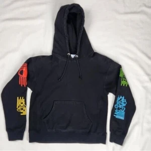Champion × Super Mario Bros Reverse Weave Black Hoodie - Picture 1 of 6