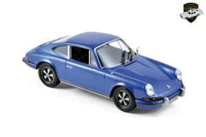 PORSCHE 911 S 2.4 1973 - Voiture bleu germini sports car - 1/43 NOREV 750055 - Bild 1 von 1