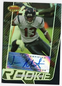 2005 Bowman's Best - Rookie Jerome Mathis #145 /999 AU,RC HOUSTON TEXANS - Picture 1 of 2