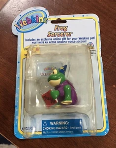 FIGURA DE ACCIÓN WEBKINZ WORLD FROG SORCERER SERIE 1 - Imagen 1 de 4