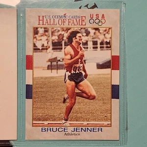 BRUCE JENNER TRACK & FIELD 1991 IMPEL U.S.A. OLYMPIC HALL OF FAME CARD #33 Sharp - Picture 1 of 2
