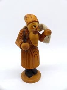 Incienso Papá Noel Erzgebirge arte popular - Imagen 1 de 9