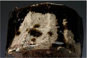 Kenji Kojima Kuro Oribe Chawan (Teabowl) - Picture 1 of 6