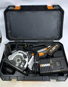 WORX WX523.9 Cordless 20v Saw & 2.0ah battery Charger - Picture 1 of 4