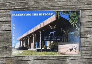 GREYHOUND HALL OF FAME Magnet Abilene Kansas KS Preserving the History Museum - Picture 1 of 4