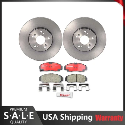 Kit de frenos delanteros Brembo rotores de disco pastillas de cerámica para Acura CL TL Honda Accord V6 Foto 1 de 4