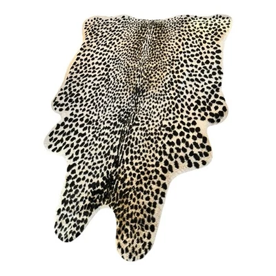 Alfombra Erin Gates Momeni Acadia ACA02 estampado de leopardo 5x8 con almohadilla personalizada Foto 1 de 4