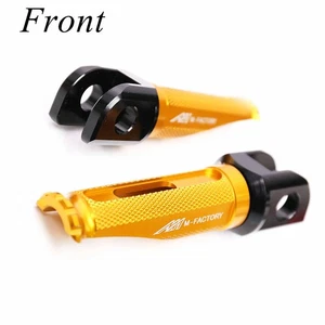 SHINOBI Gold Front Foot Pegs For Ducati 1198 S/R/EVO 09 10 11 - Picture 1 of 6