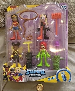 Imaginext DC Super Friends Rivals Pack Wonder Woman Hummel Harley Quinn Ivy - Bild 1 von 6
