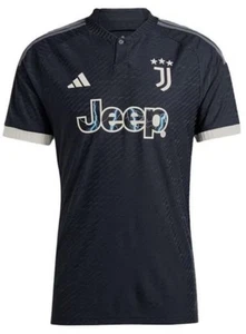 New Juventus Adidas 23/24 Carbon Cream White Third Soccer Jersey HR8250 Mens 2XL - Picture 1 of 9